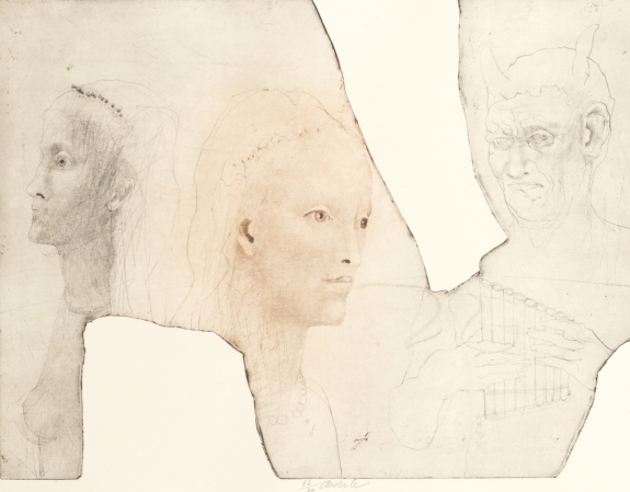 Pan and Two Graces